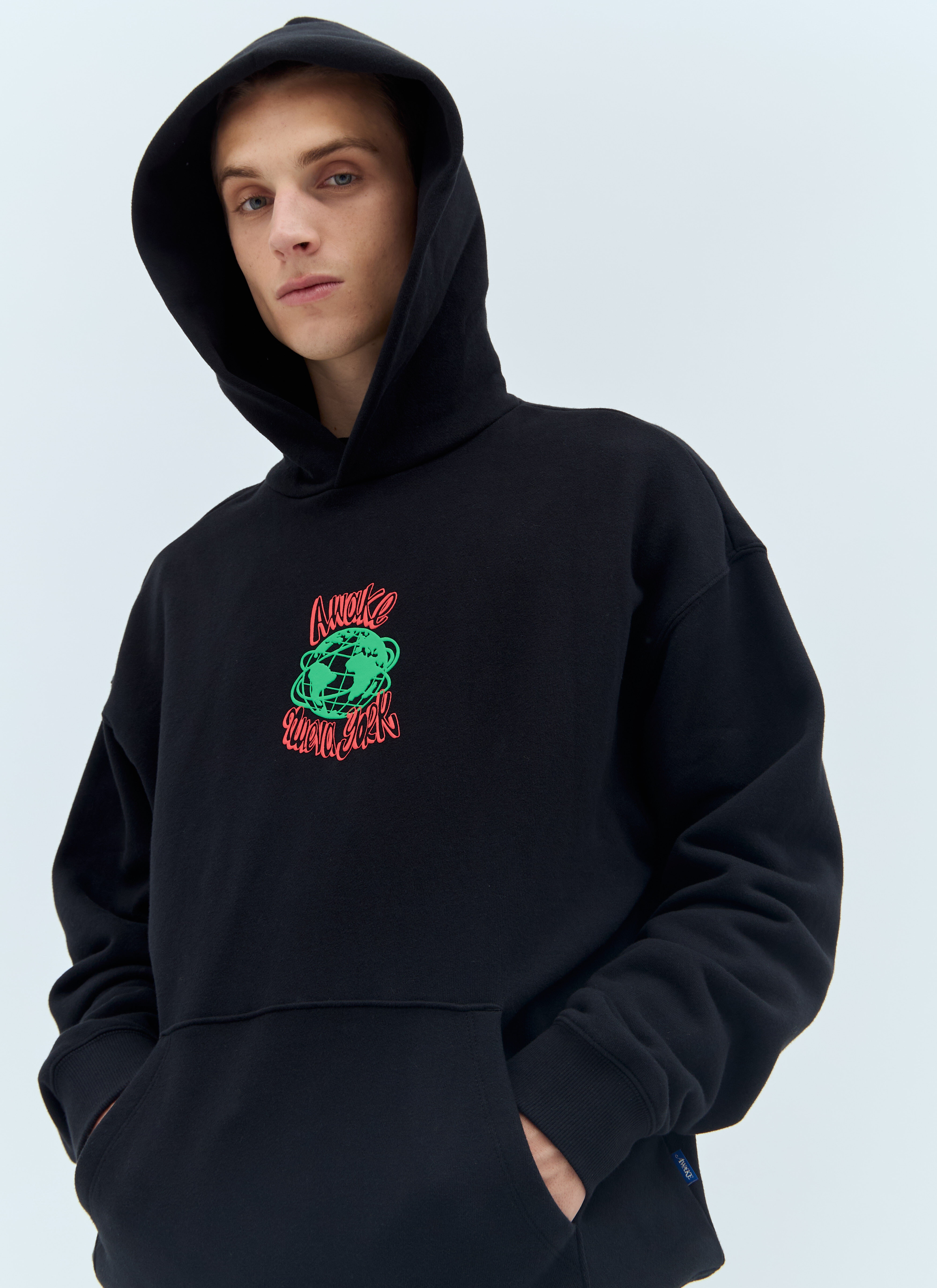 Globe Hooded Sweatshirt - 1