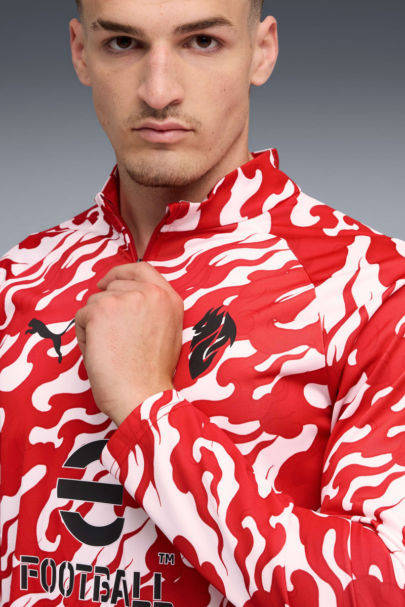 AC Milan Men's Quarter-Zip Soccer Shirt 4
