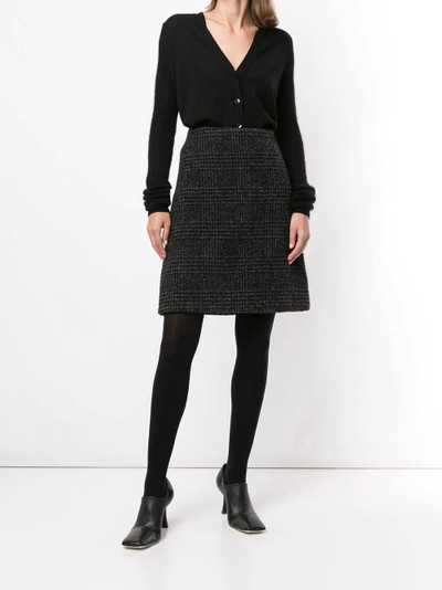 Proenza Schouler plaid A-line skirt outlook