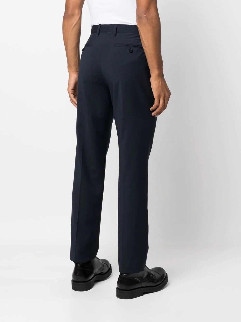 straight-leg virgin-wool trousers - 3