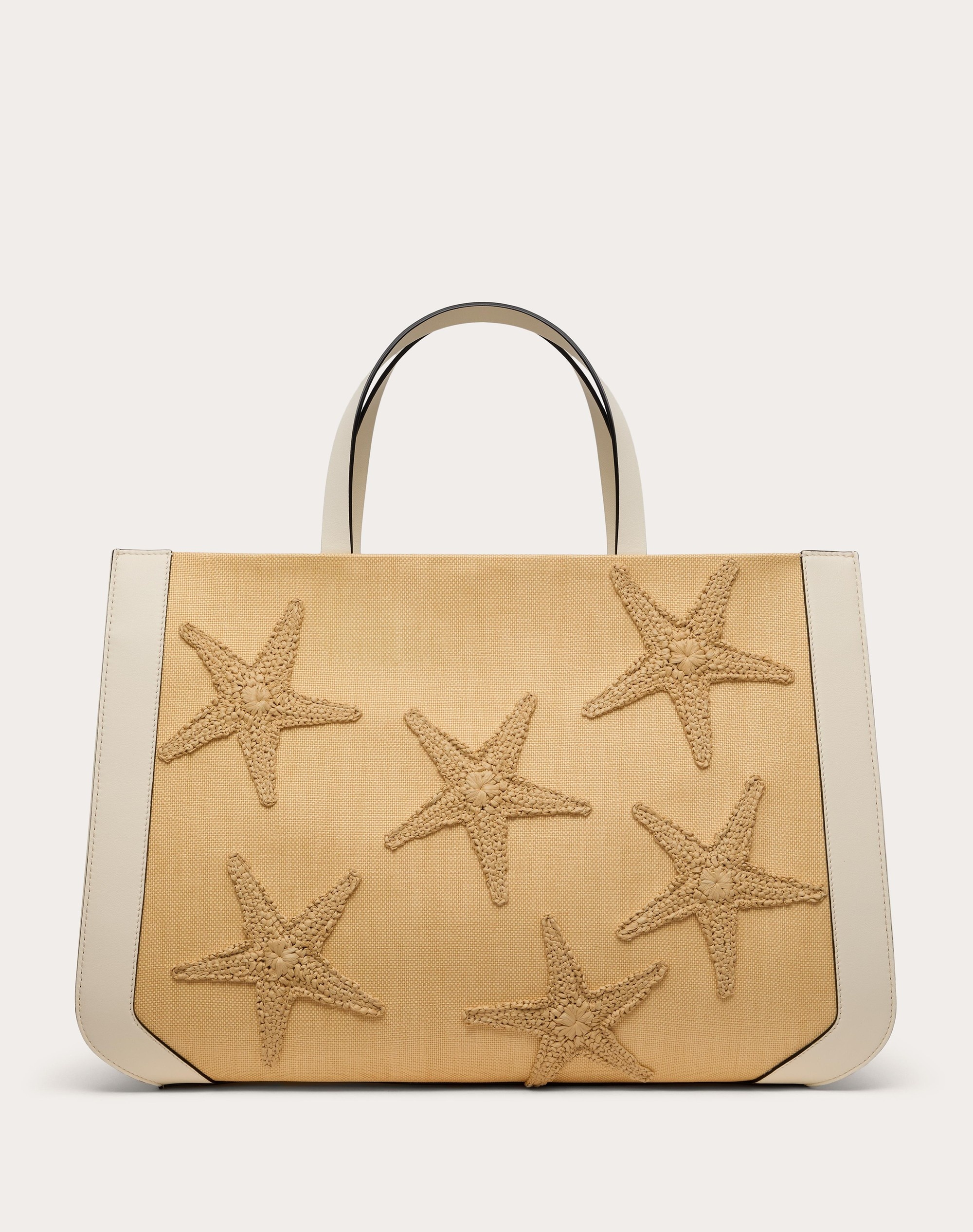 VALENTINO GARAVANI ESCAPE HANDBAG IN RAFFIA WITH EMBROIDERY - 3