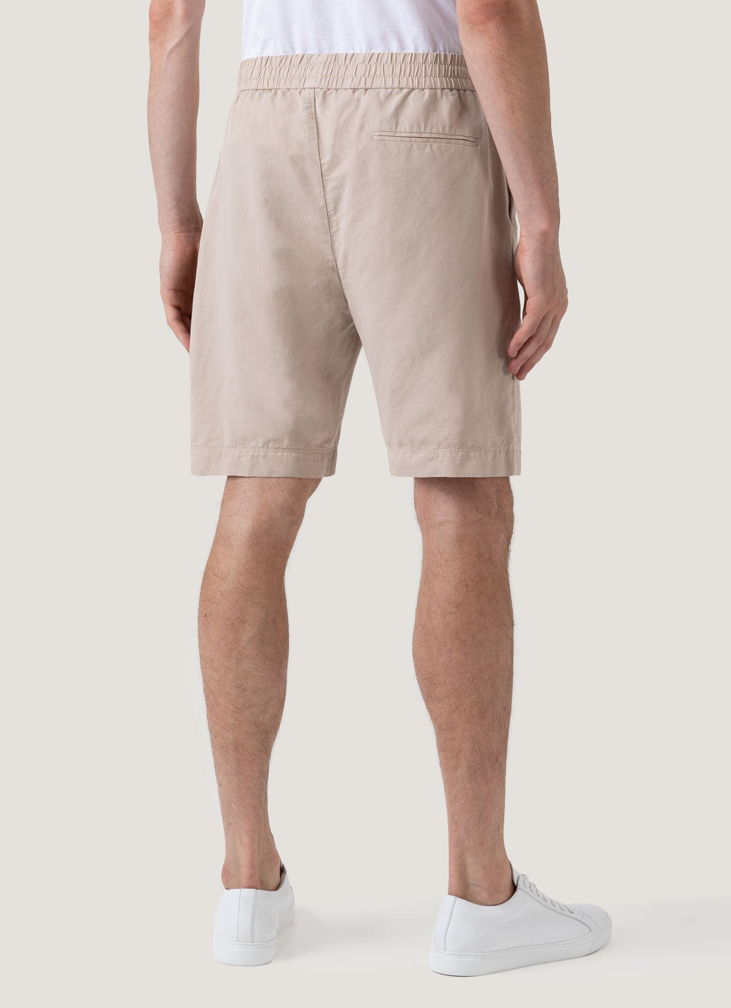Cotton Linen Drawstring Shorts - 4