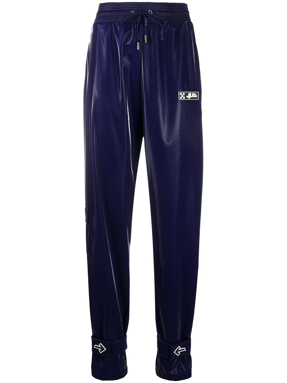 tapered track pants - 1