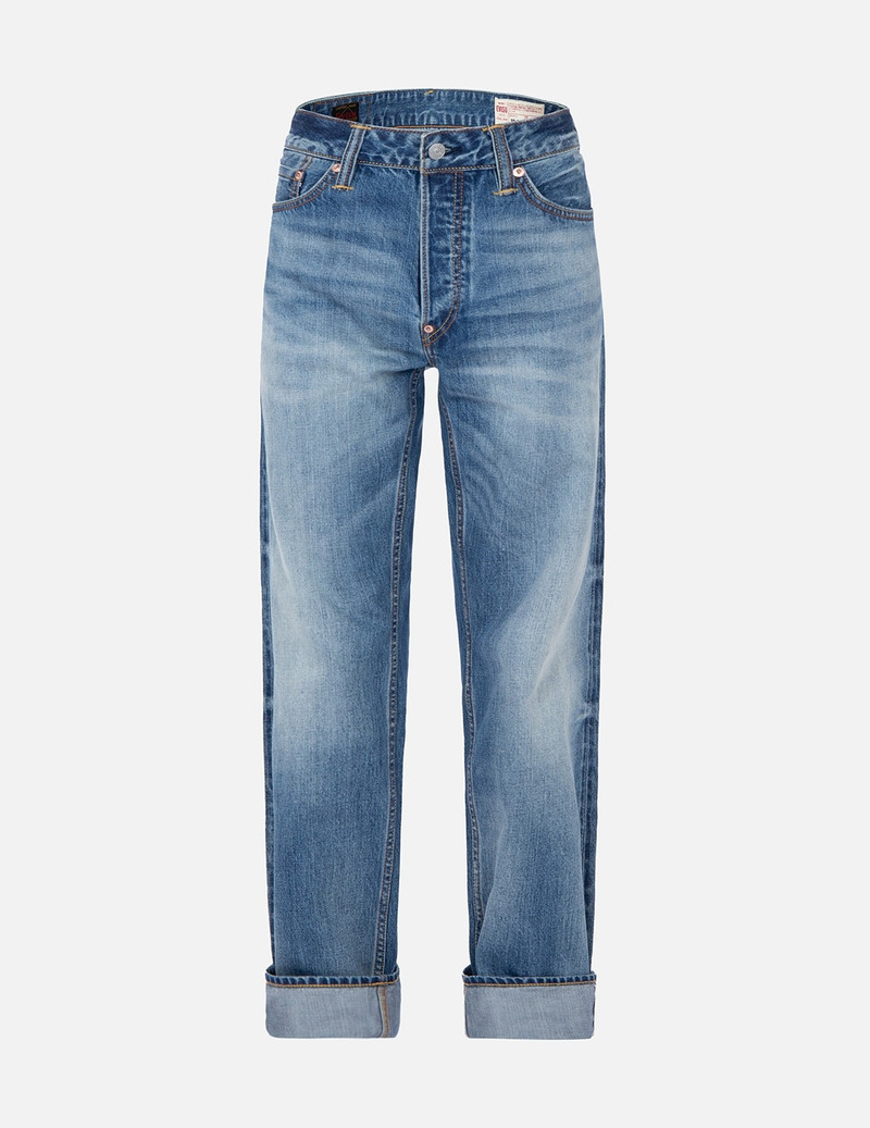 DAICOCK PRINT BAGGY-FIT JEANS #2000 - 1