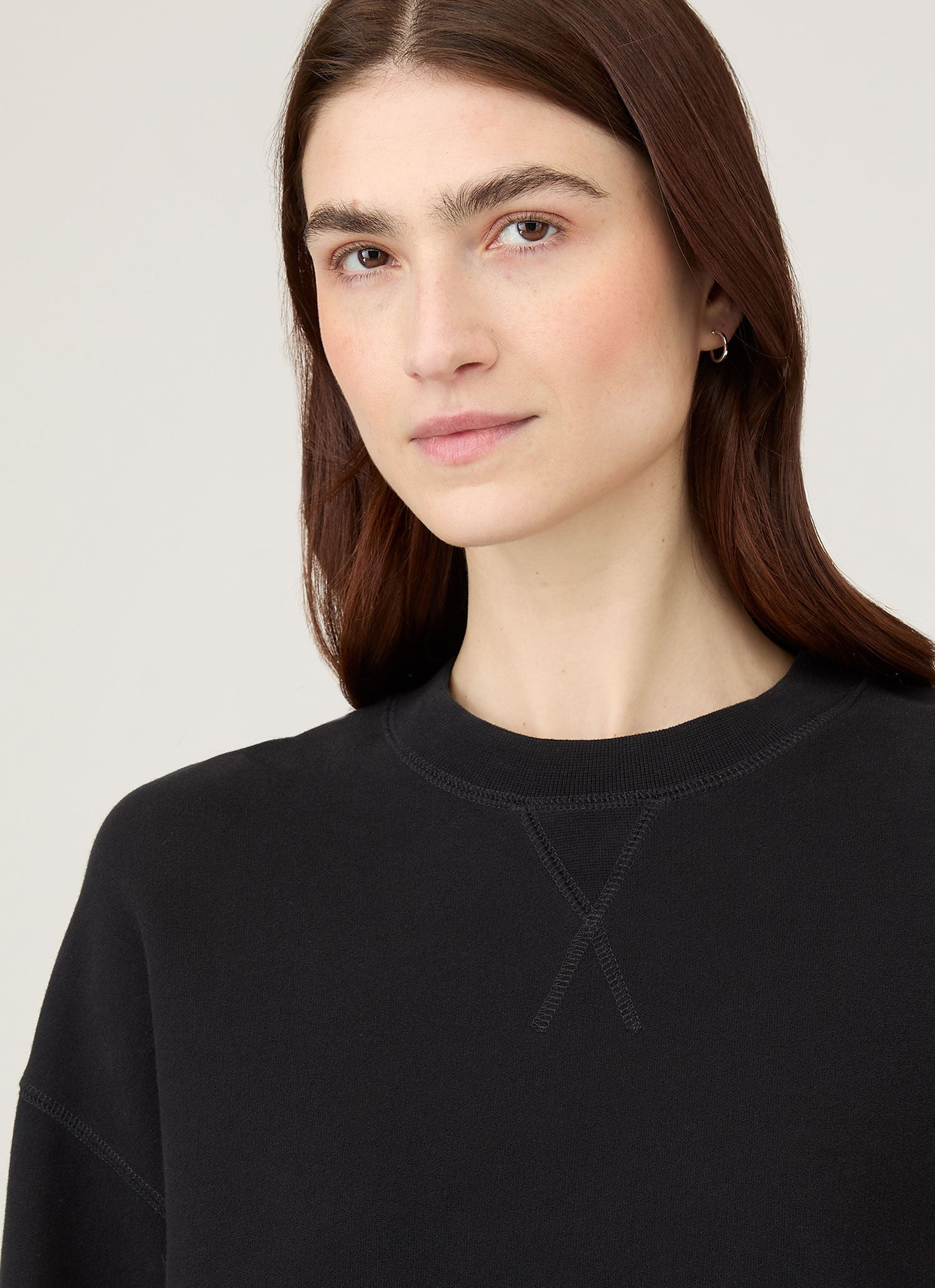 Relaxed Loopback Sweatshirt - 4
