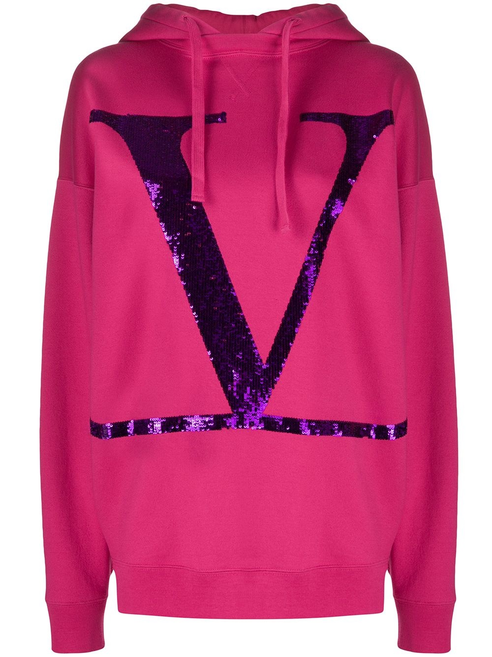 VLOGO print hoodie - 1