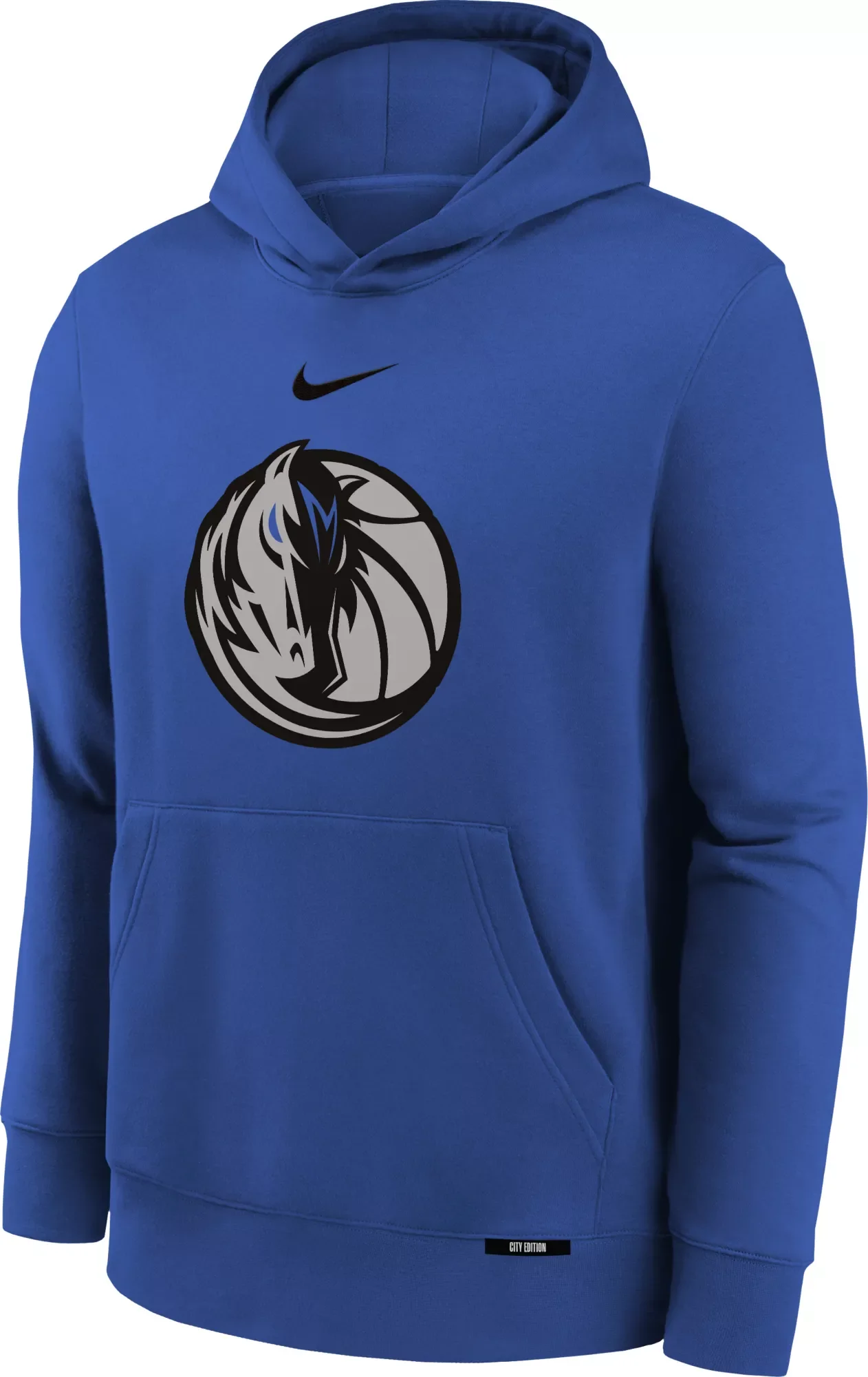 Nike Youth 2025-26 City Edition Dallas Mavericks Club Logo Hoodie - 1