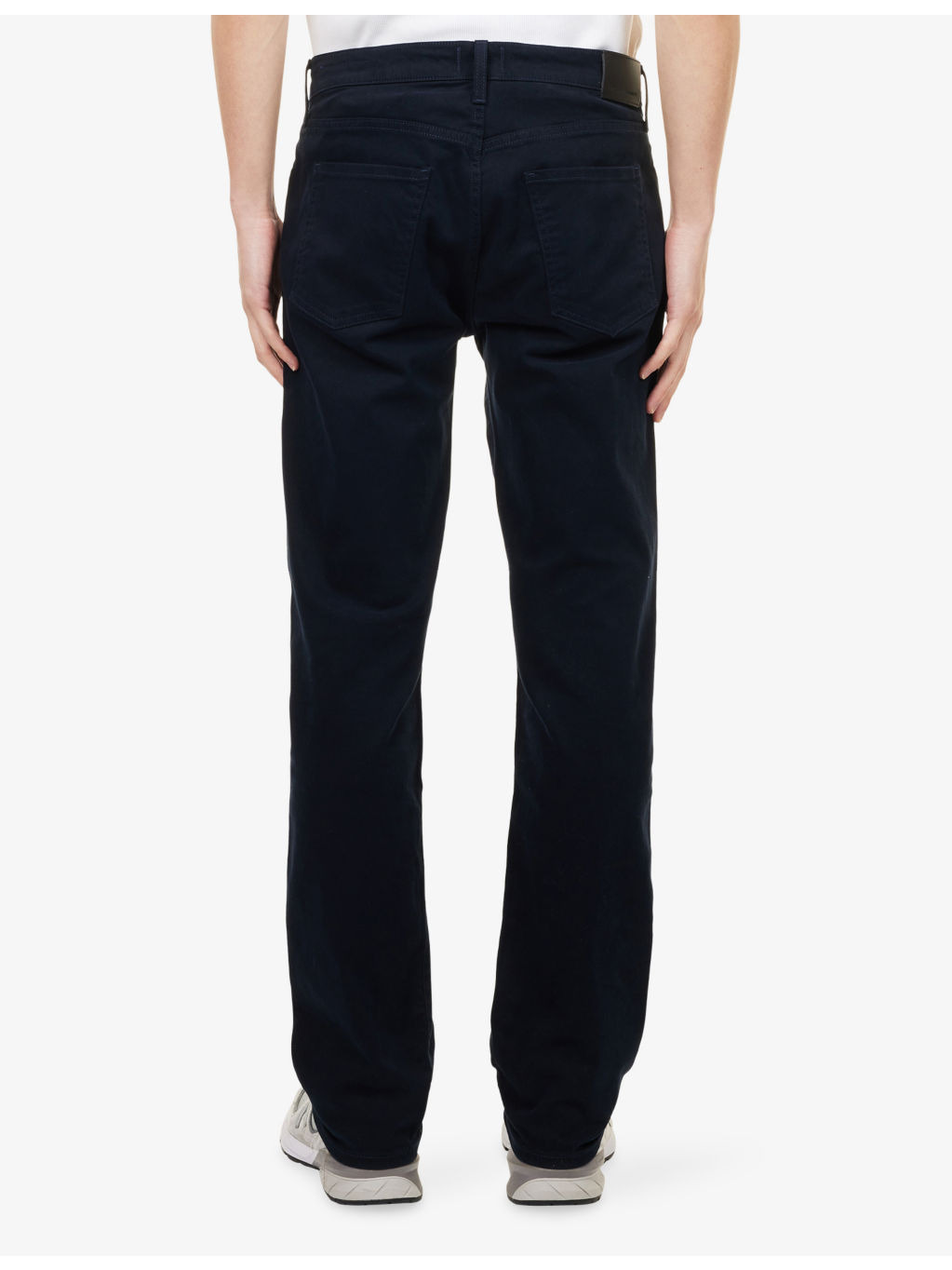 Elijah Straight-Leg Stretch-Denim And Cashmere Jeans - 4
