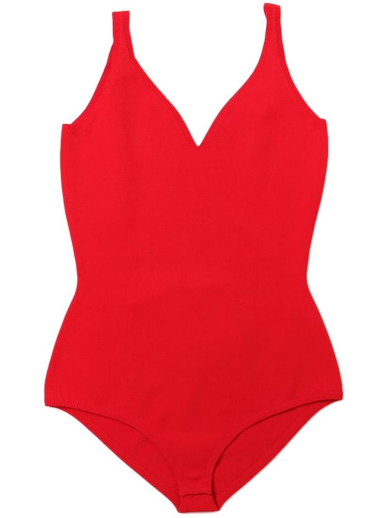 V-neck bodysuit 1