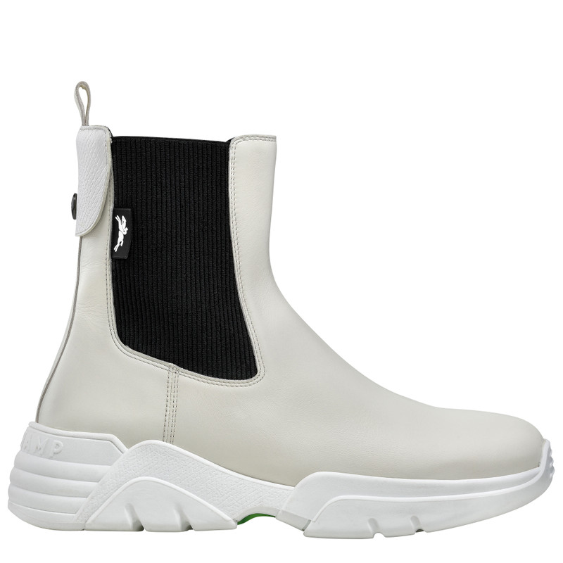 Freeminder Low Boots Ecru - Leather 1