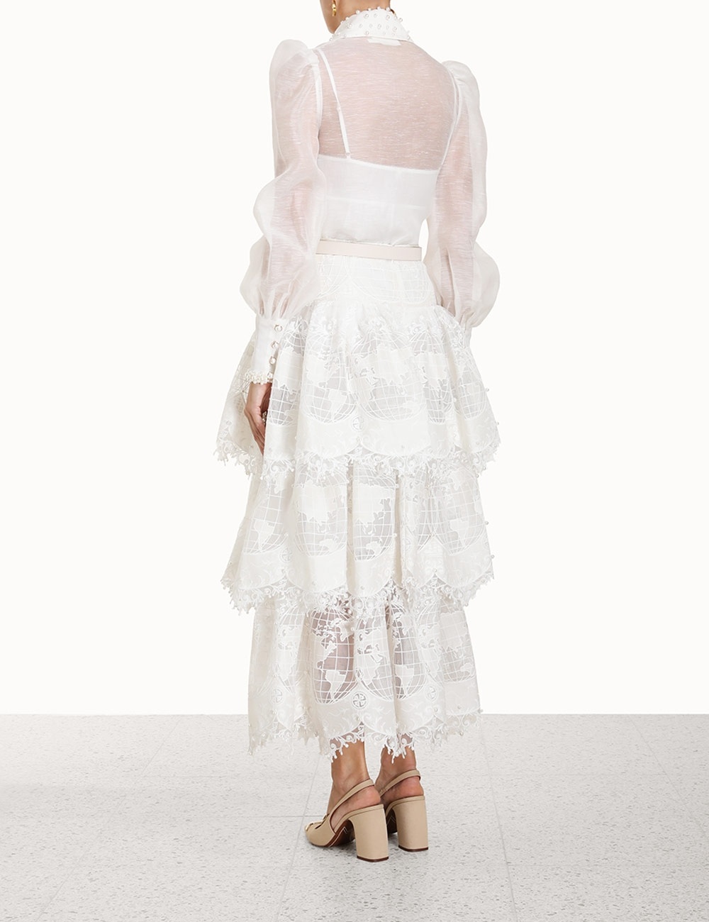 HIGH TIDE EMBROIDERED SKIRT - 4