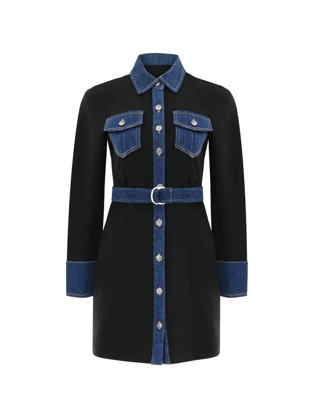 Aliza belted mini dress - 1