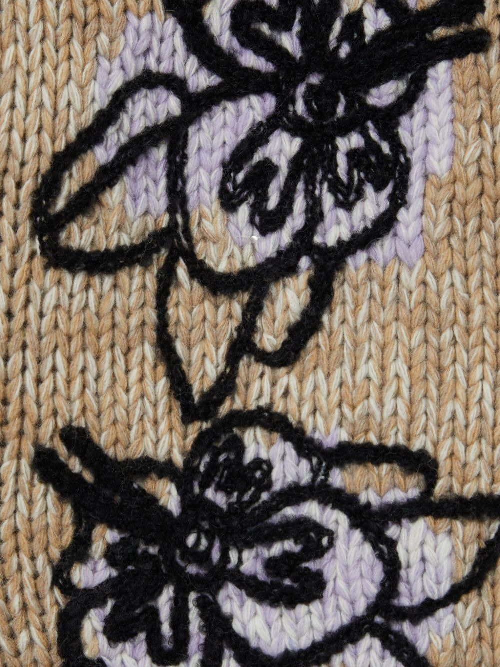 floral-embroidered cardigan - 4