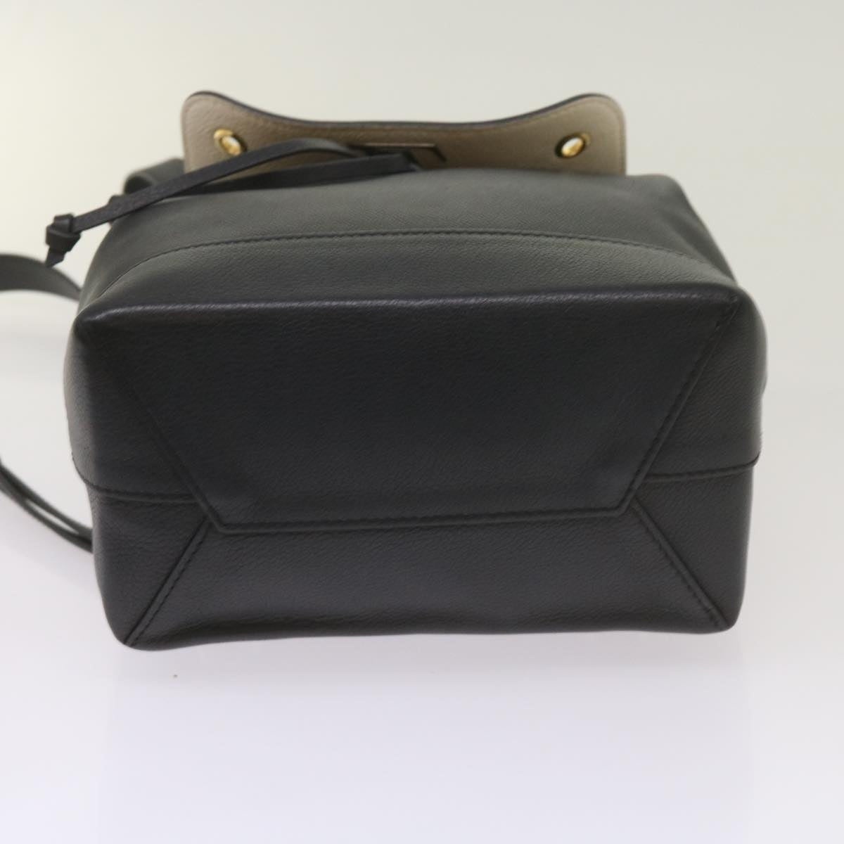 LOUIS VUITTON Lock Me Backpack Calf Leather Black White M54108 - 9