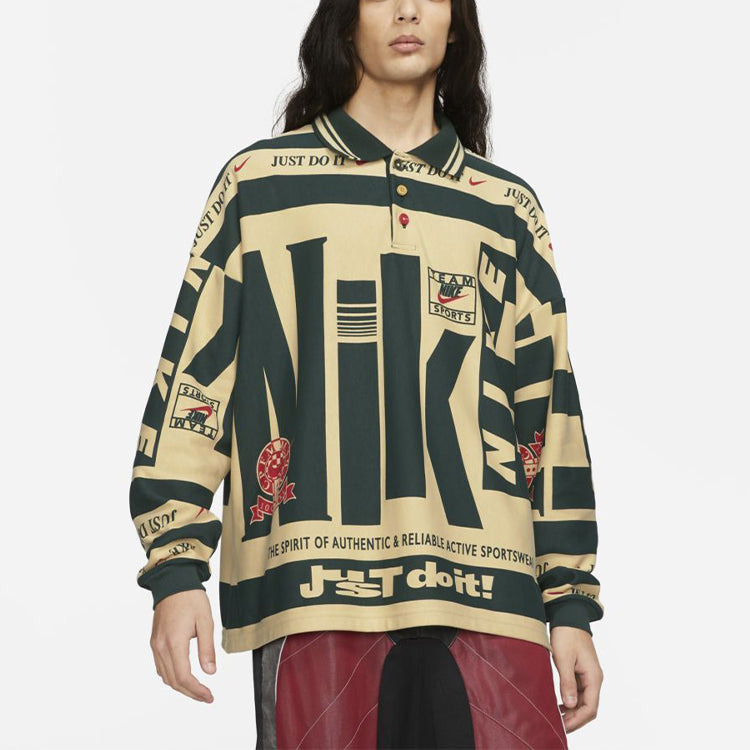 Nike x Cactus Plant Flea Market Long-Sleeve Polo 'Natural' CZ1195-397 - 4