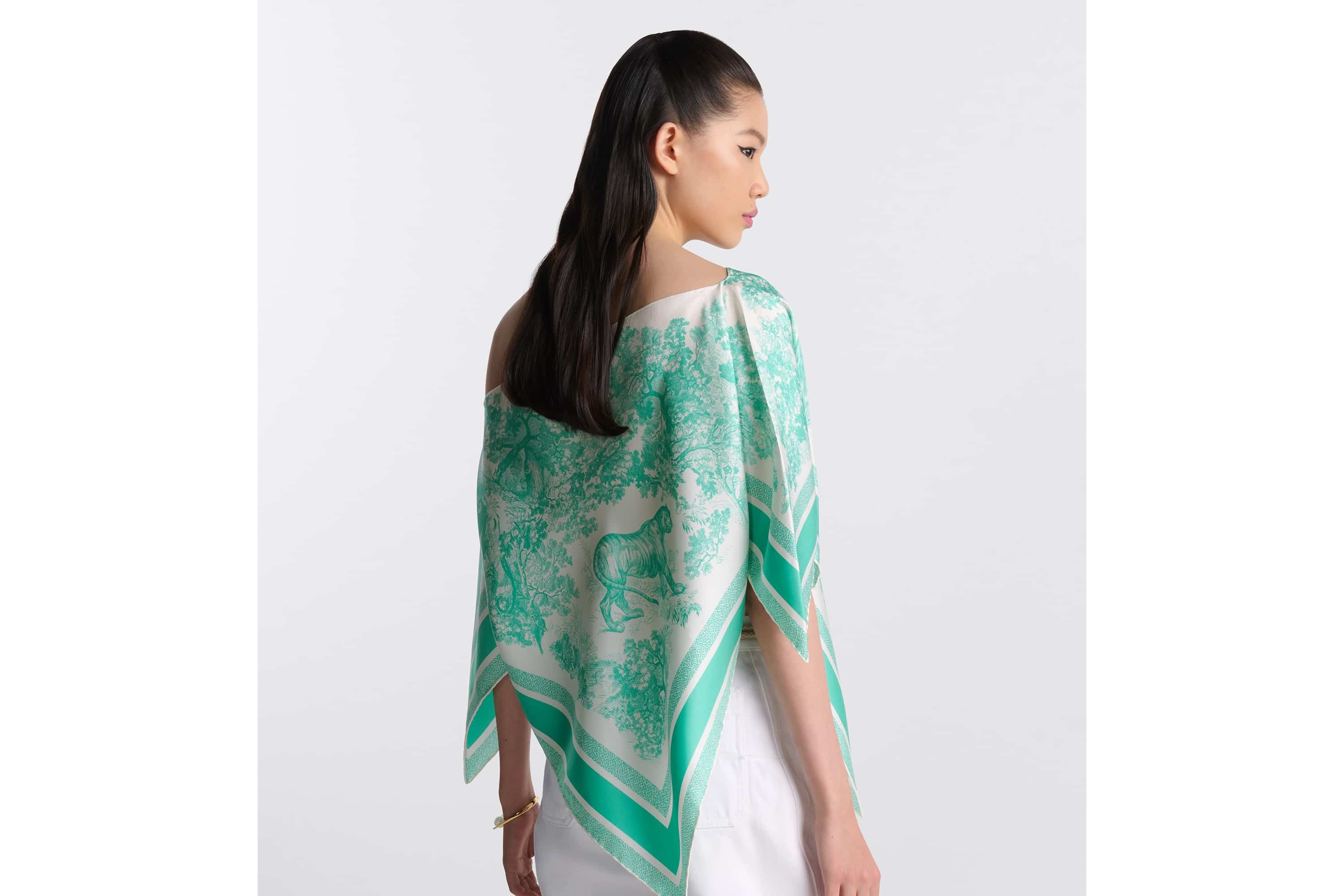 Dioriviera Toile de Jouy Sauvage Dior Silk Top - 3