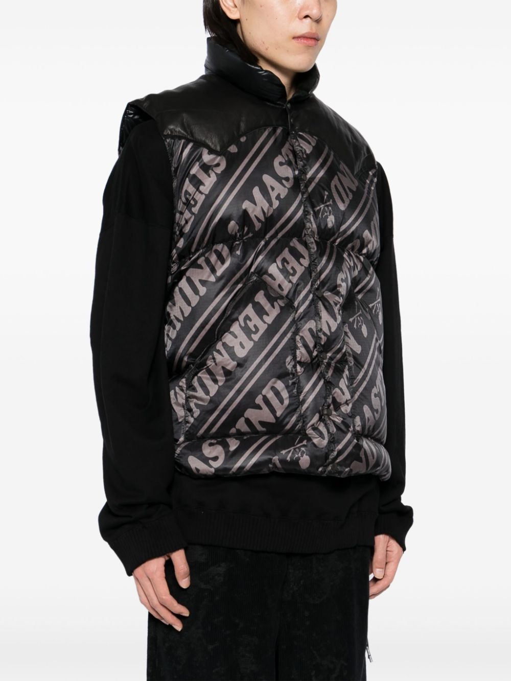 logo-print jacket - 3