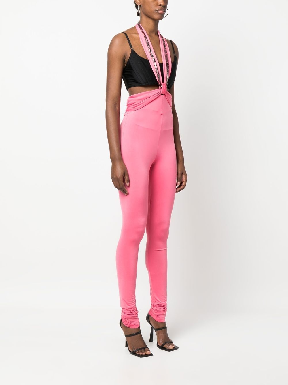 Ruby halterneck-strap leggings - 3