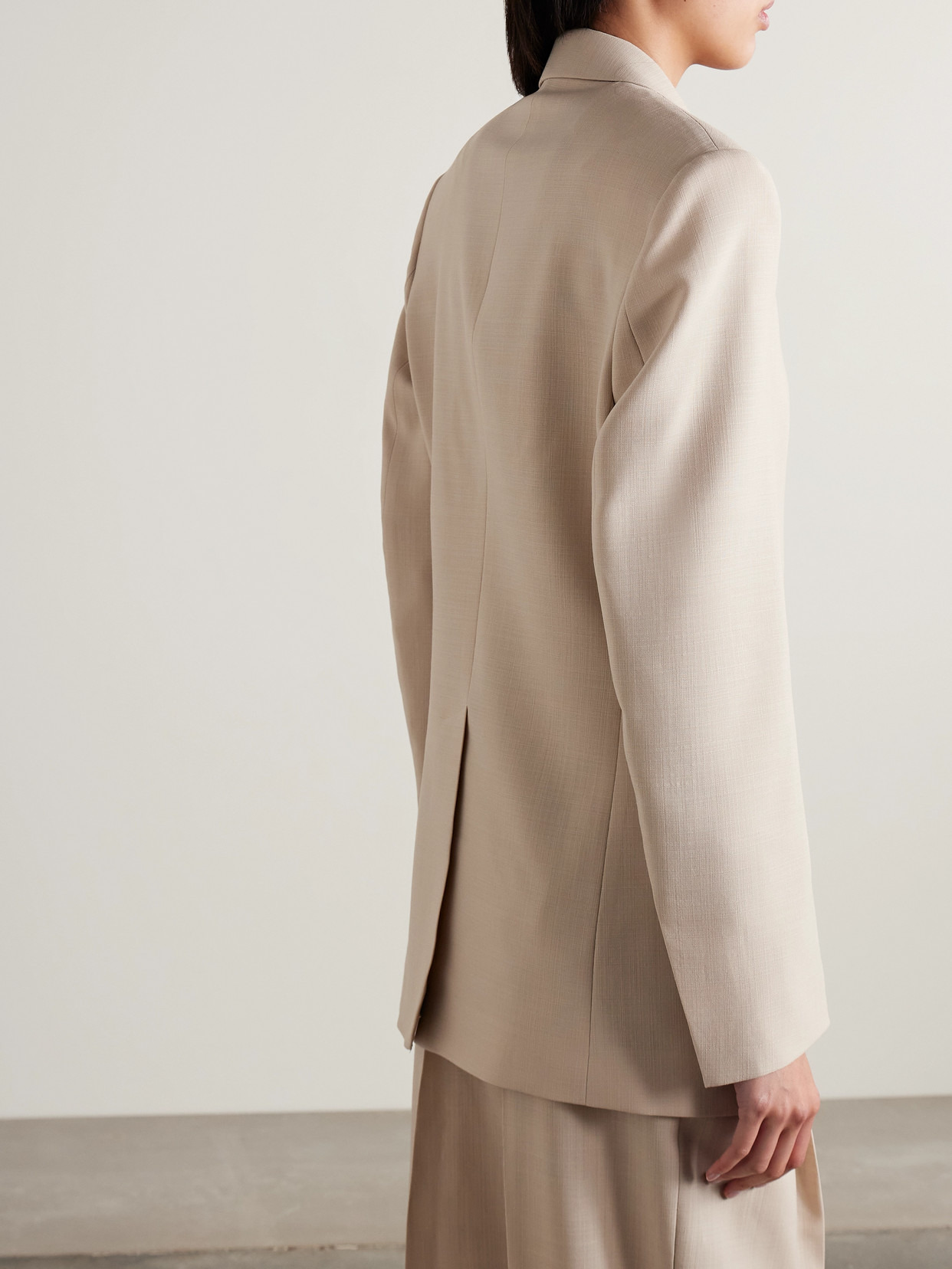 Wool-crepe Blazer - 3
