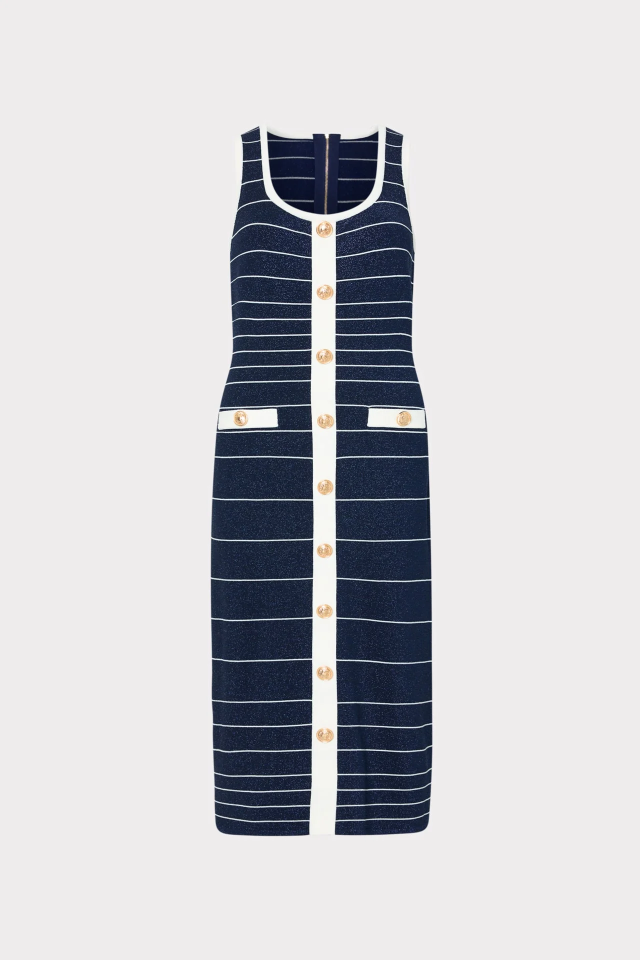 Mari Stripe Midi Dress - 1