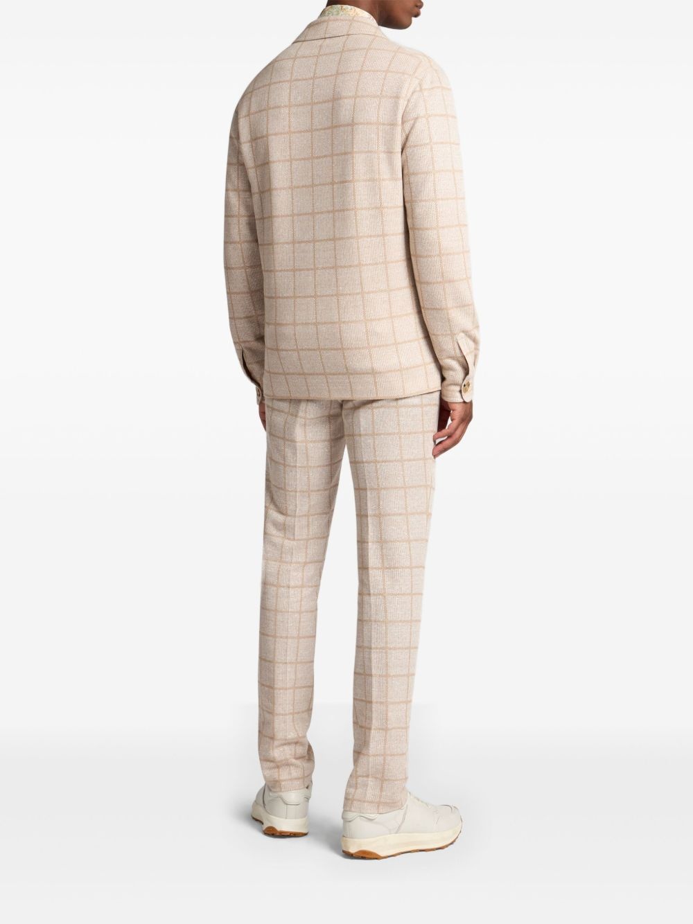 check pattern shirt jacket - 3
