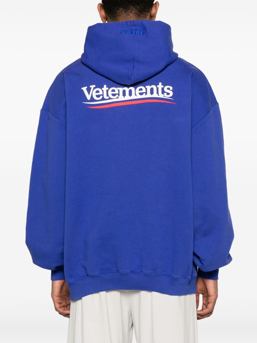 Vetements blue hoodie clearance