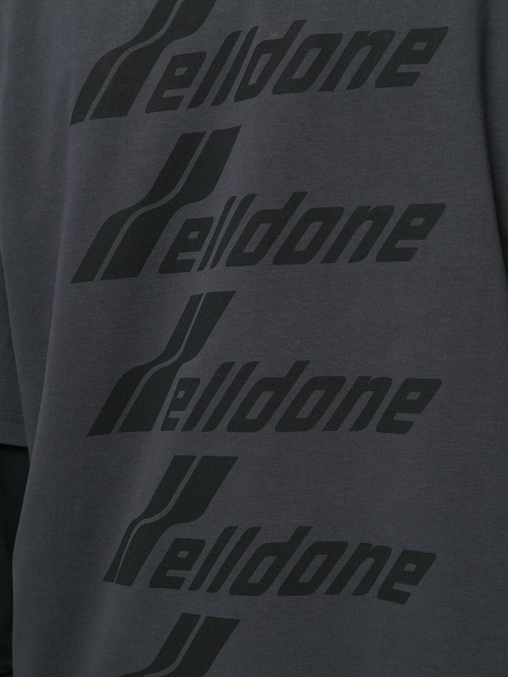 oversized logo-print T-shirt - 6