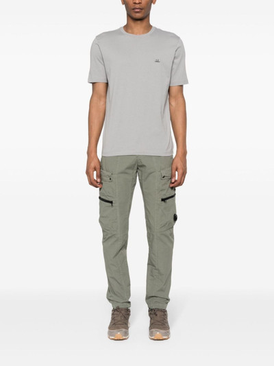 C.P. Company Lens-appliquÃ© tapered trousers outlook