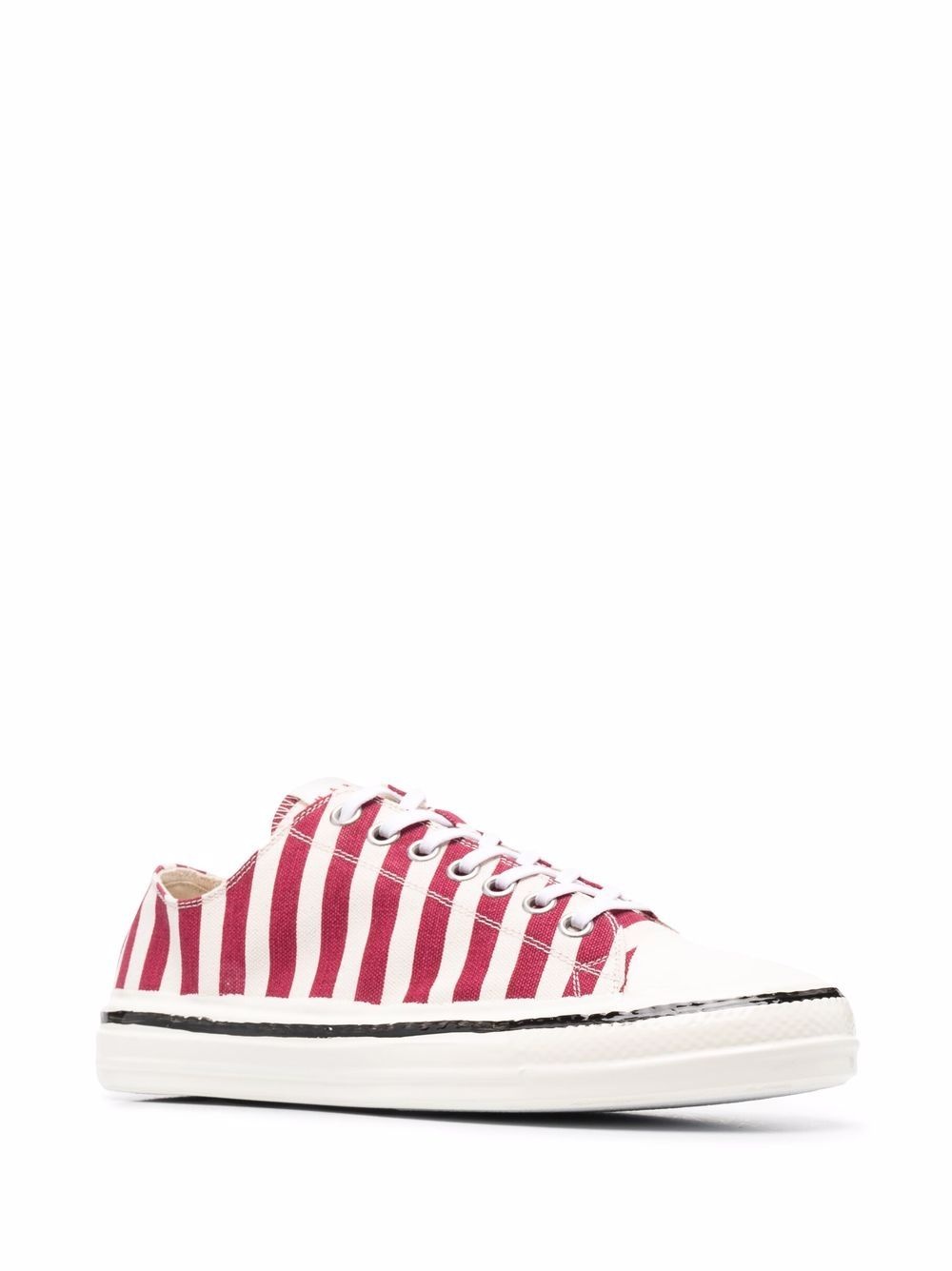 Gooey striped canvas sneakers - 2