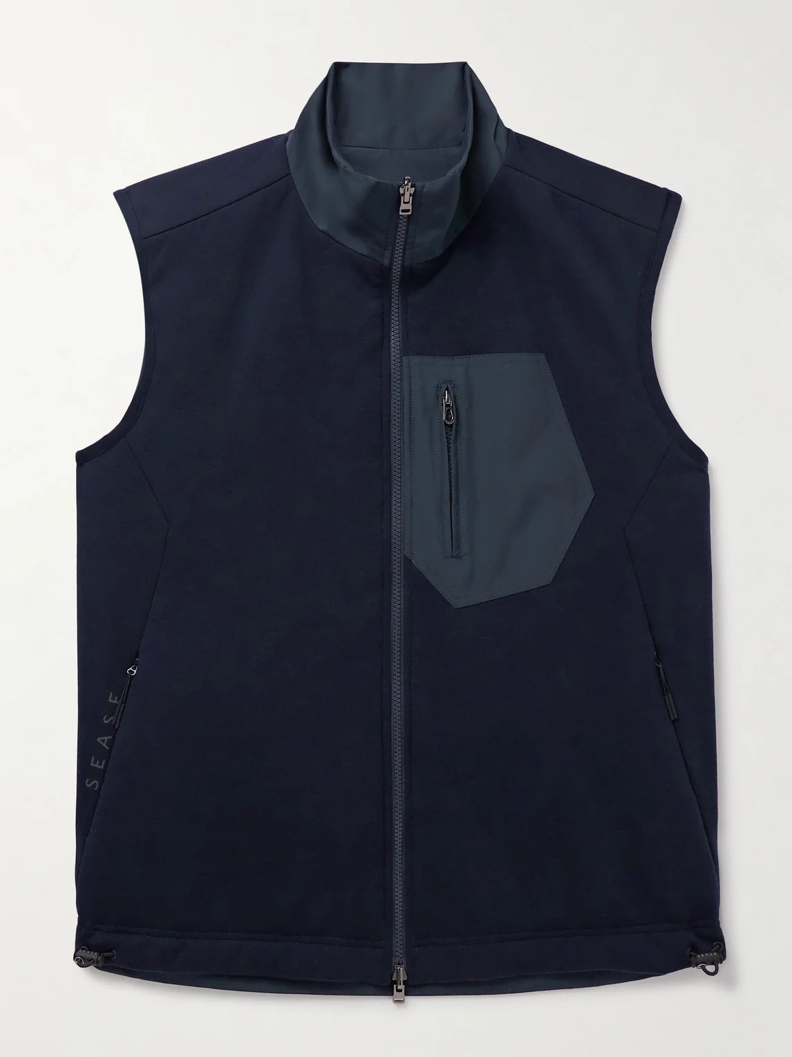Explorer Reversible Padded Virgin Wool-Blend Jersey and Micro-Ripstop Gilet - 1