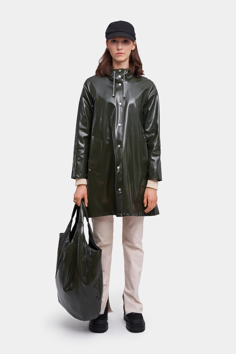 Stutterheim Mosebacke Opal Raincoat Green outlook