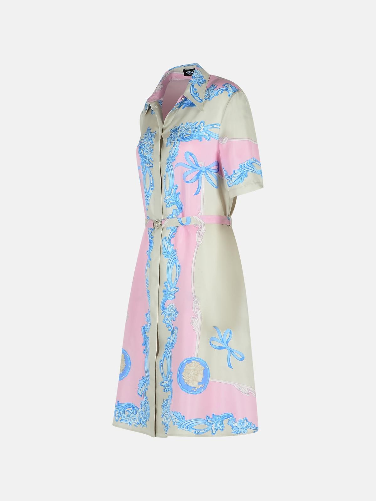 PINK SILK DRESS - 2