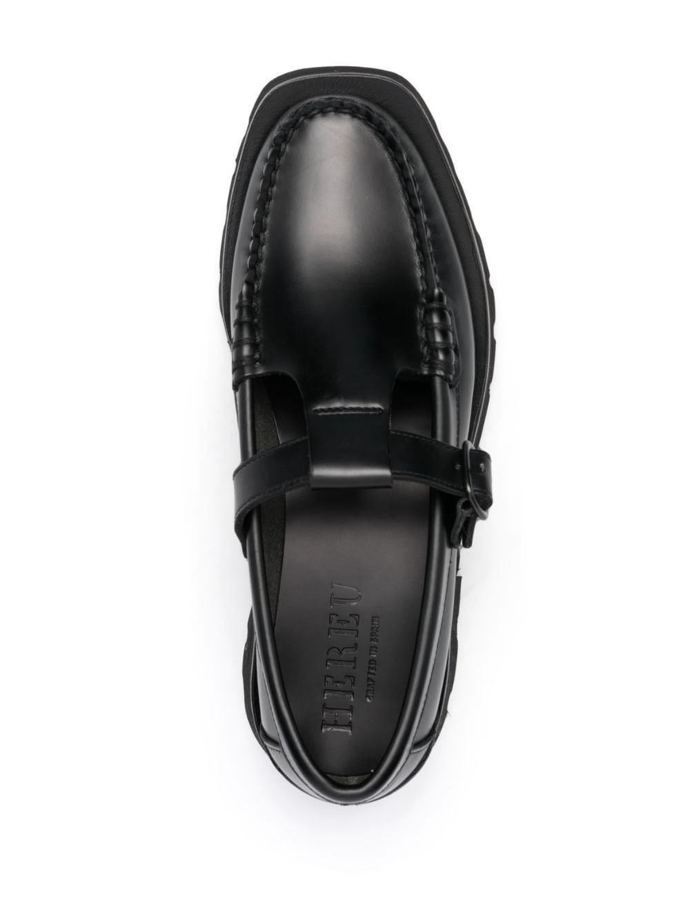 Alber T-bar leather loafers - 4