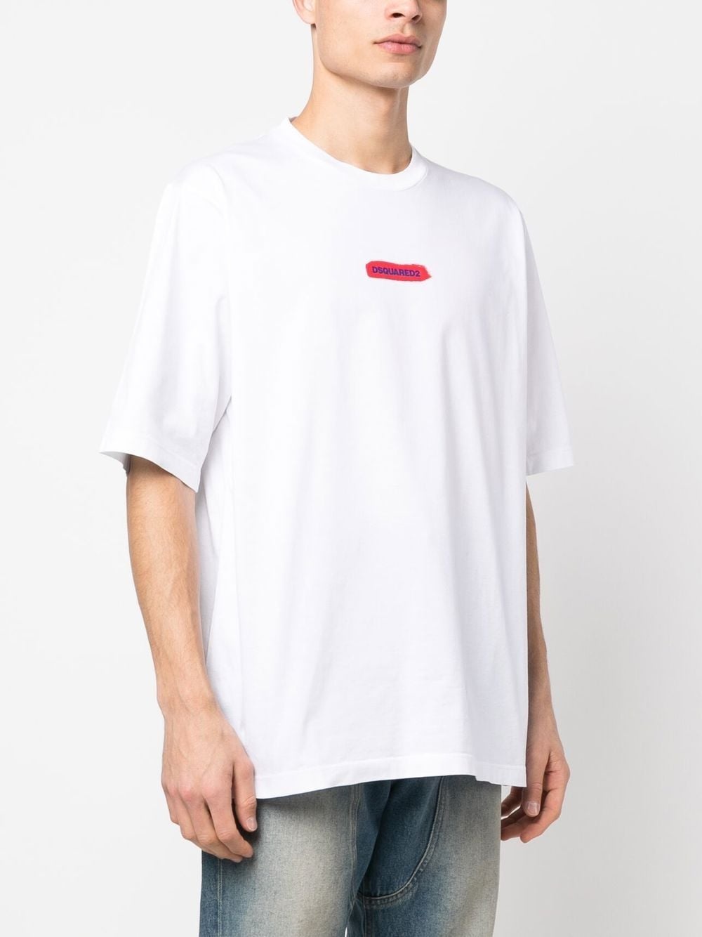 logo-print crew neck T-shirt - 4