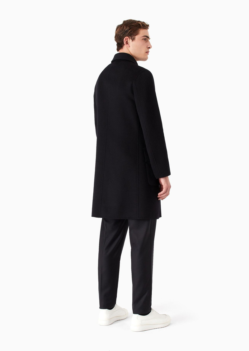 Icon double-breasted coat in double cashmere 3