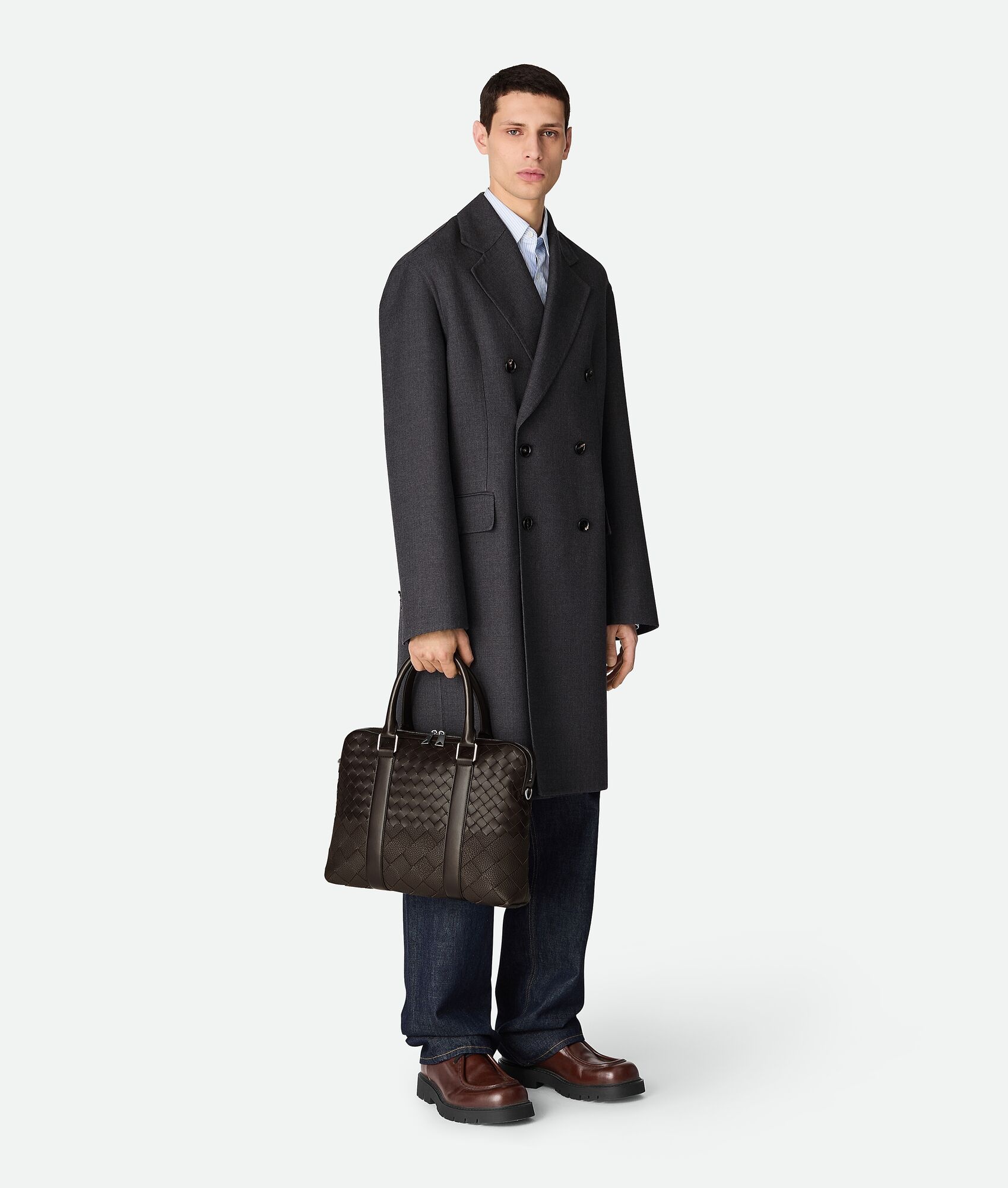 Intrecciato Slim Briefcase - 2