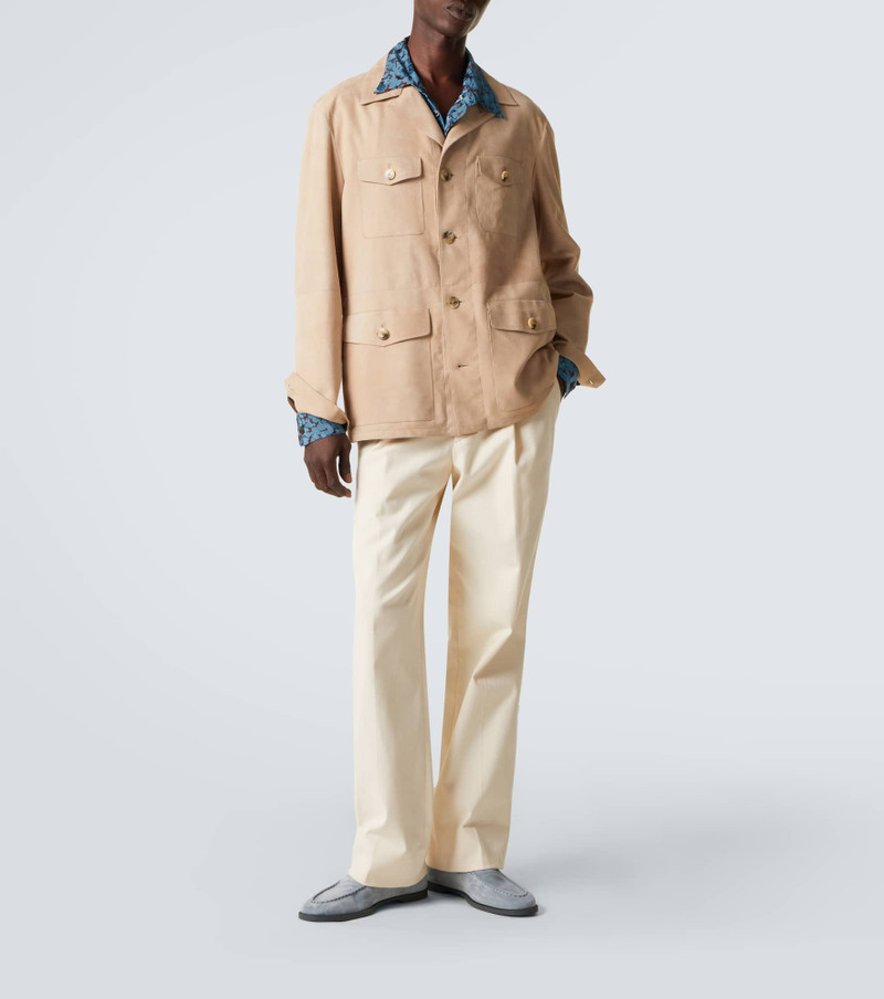 John Lobb Pace suede loafers outlook