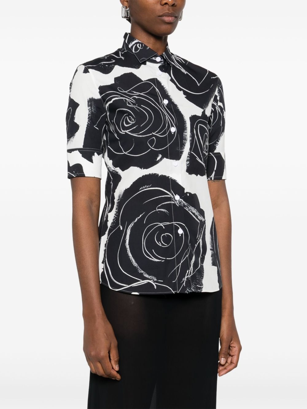 floral-print shirt - 3