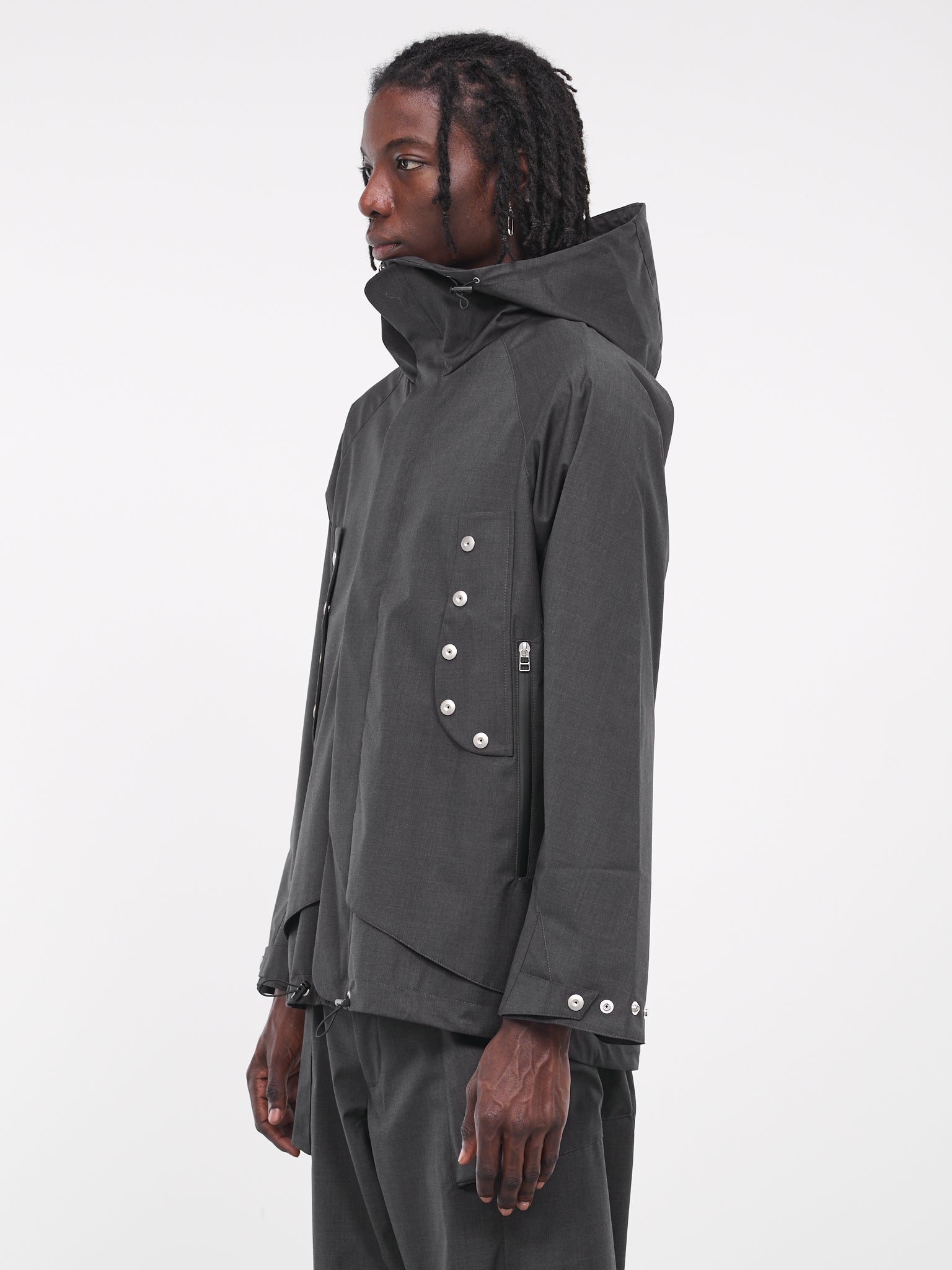 Omar Afridi GREY JENGA PARKA