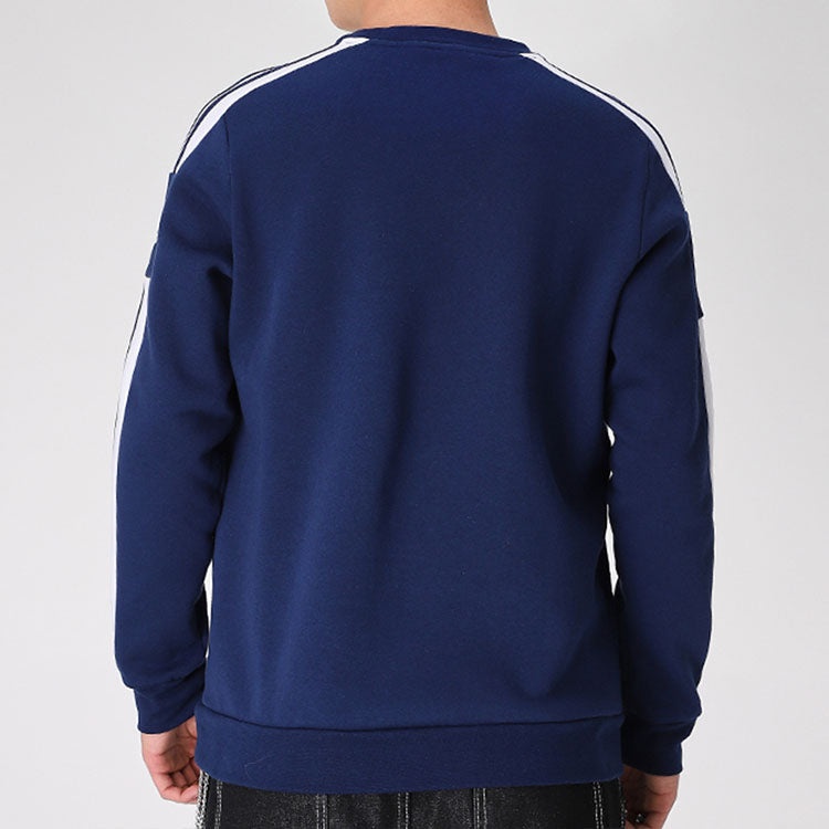 adidas Round Neck Pullover Long Sleeves Blue GT6639 - 5