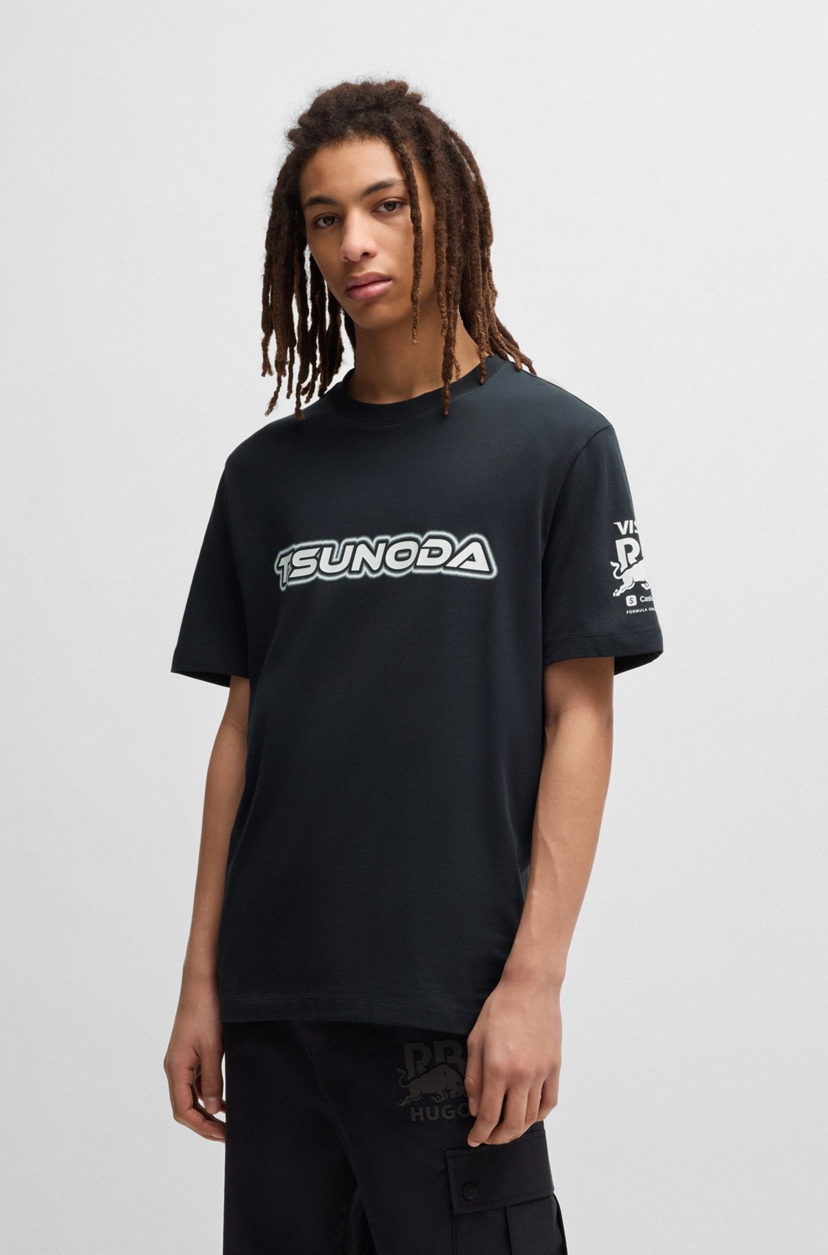 HUGO X VCARB FANWEAR T-SHIRT WITH YUKI TSUNODA GRAPHICS - 2