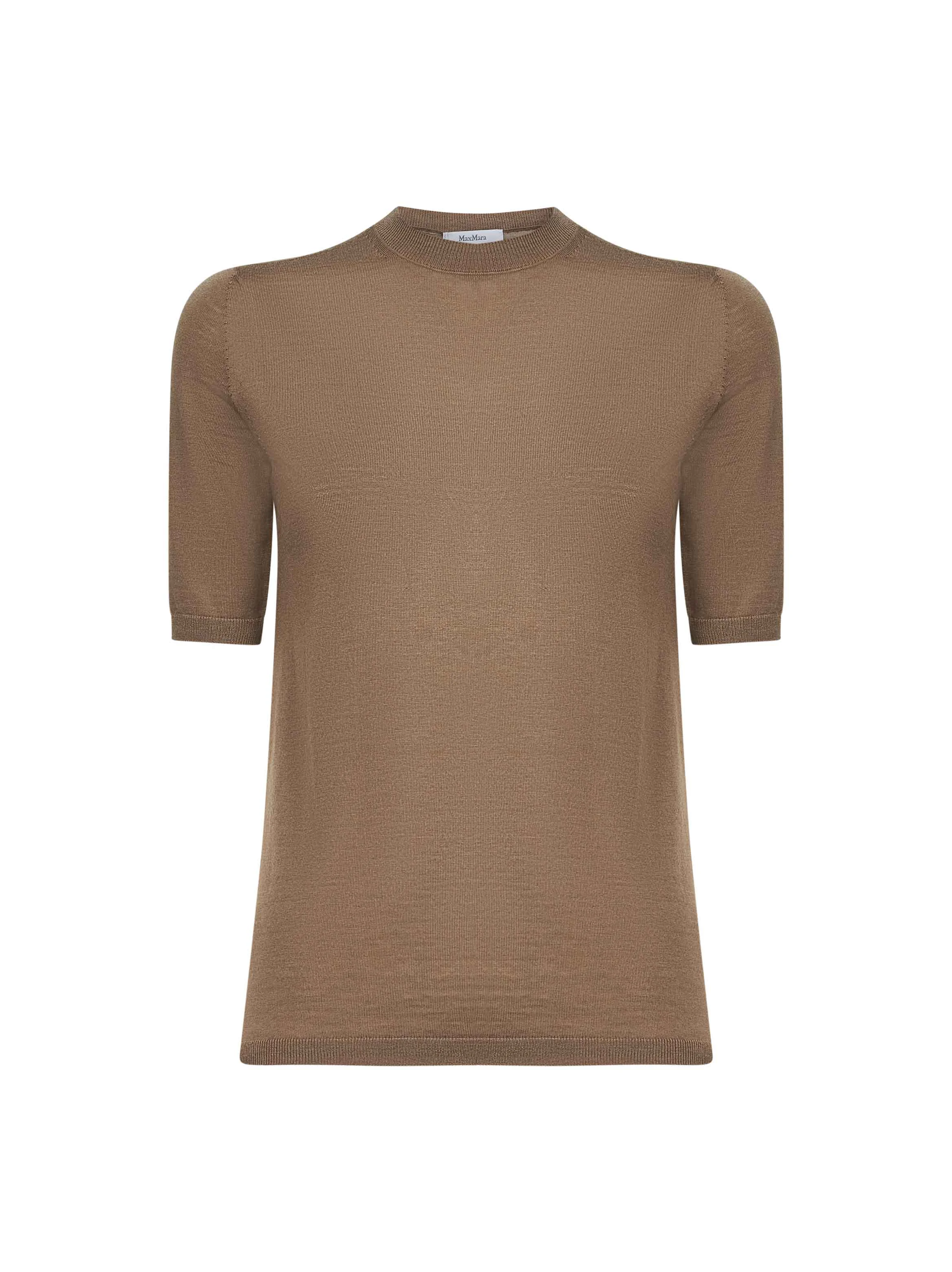 Max Mara Women Brown Wool Knit Gerico Basic Sweater - 1
