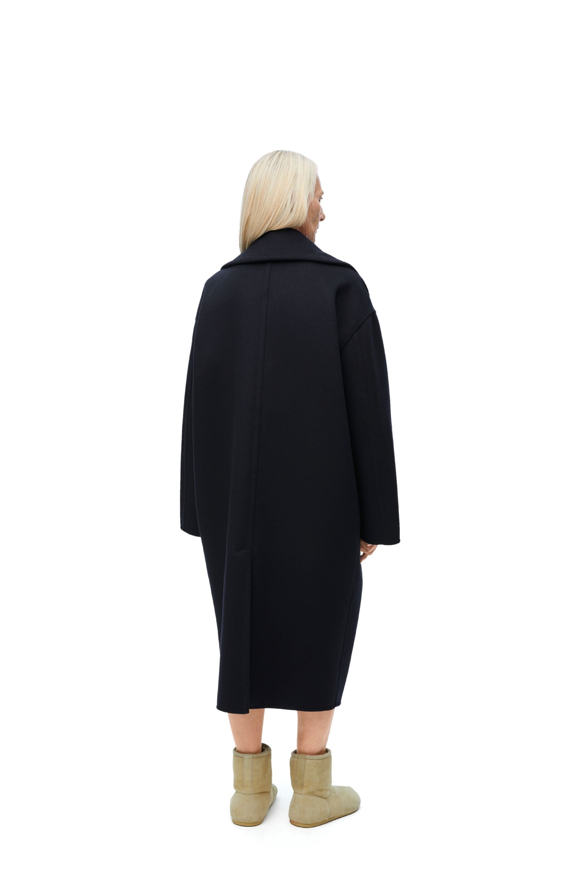 Coat in wool and lambskin - 3