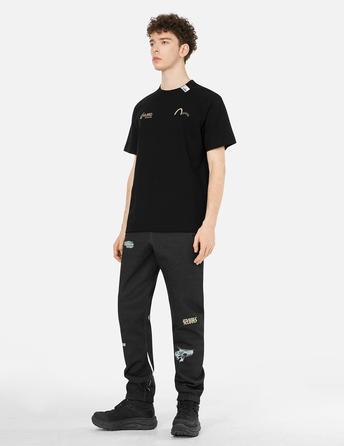 Distressed Prints Relax Fit Sweatpants - 3