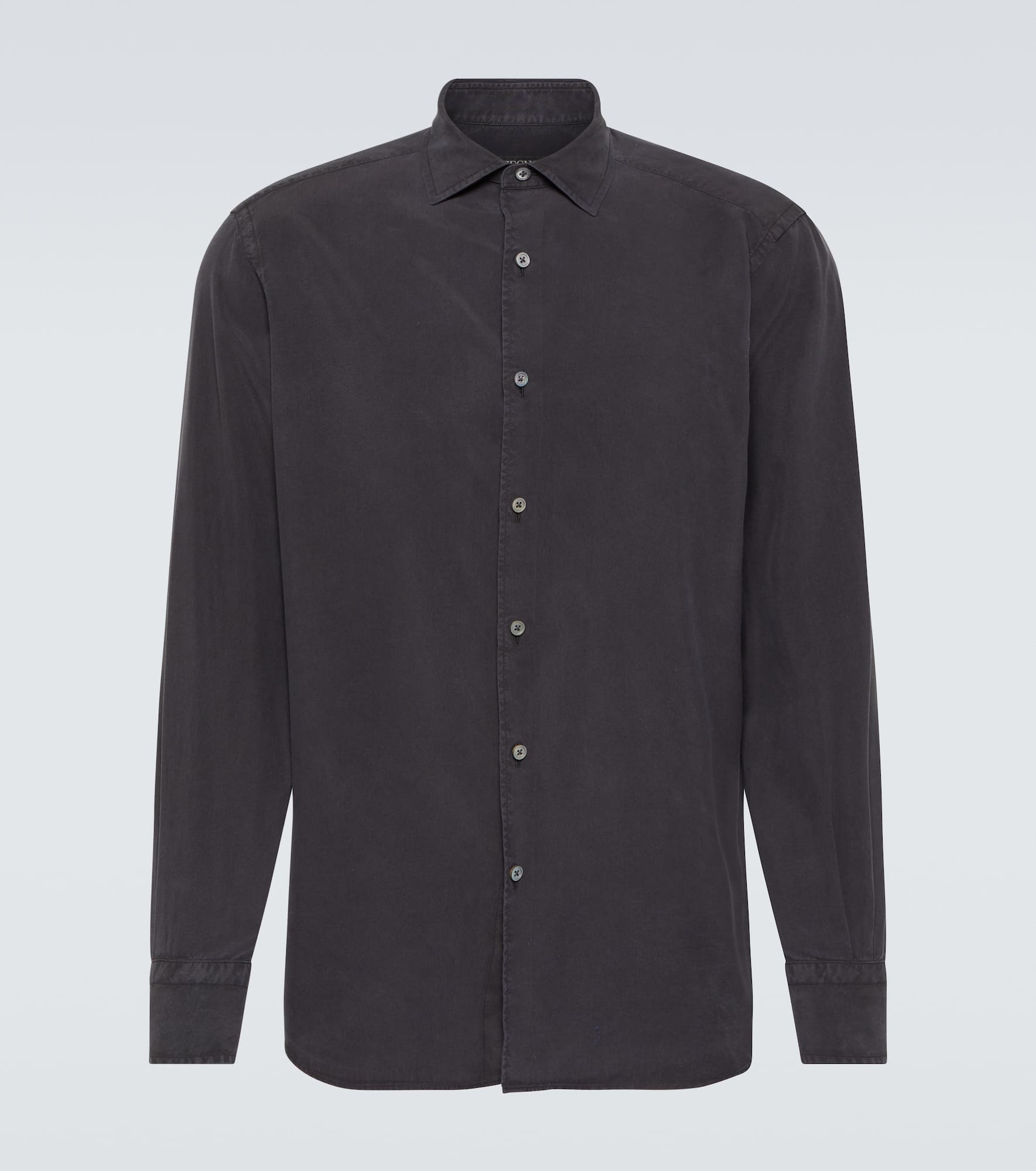 Silk Oxford shirt - 1