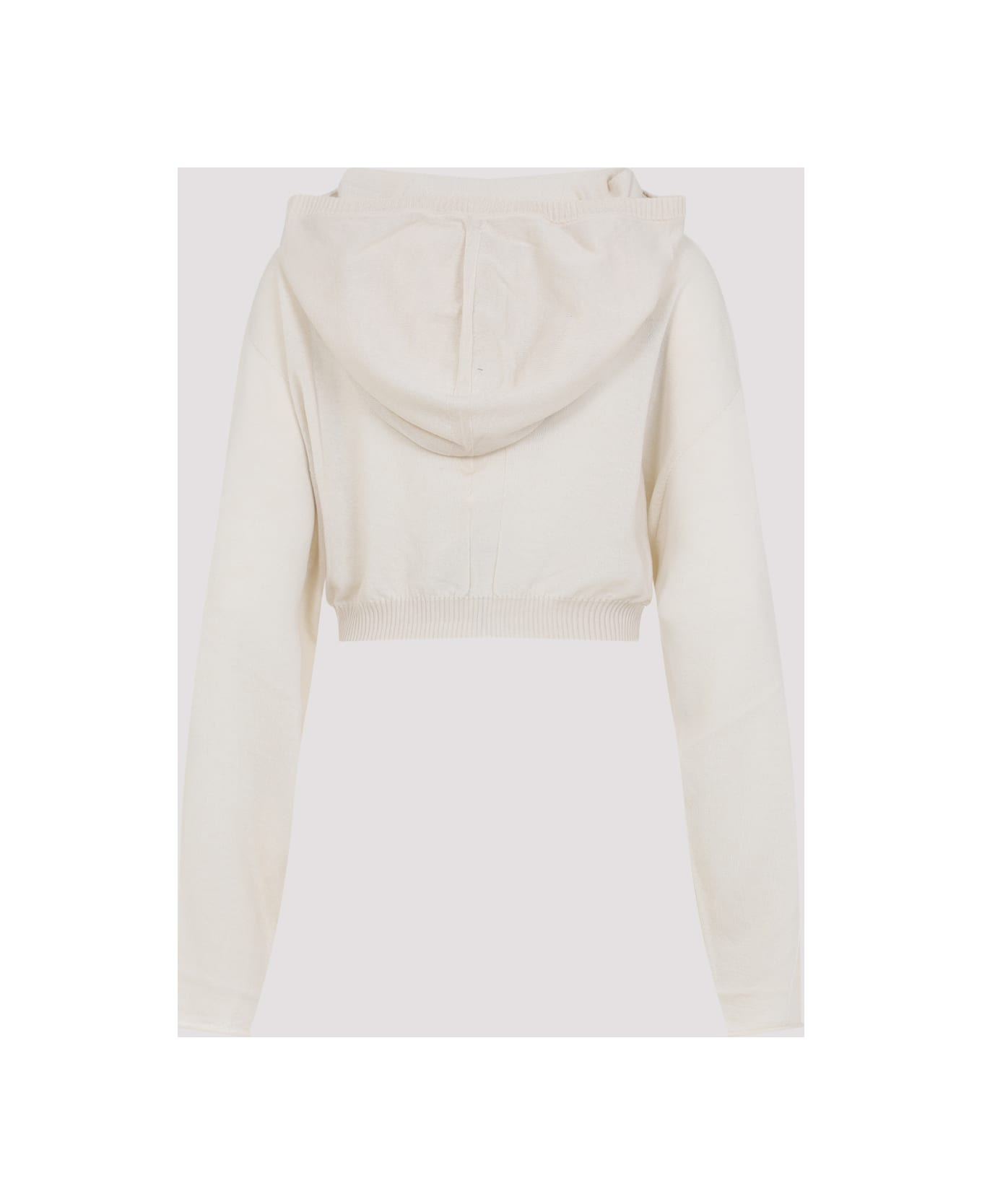Cropped Hooded Tunic Pullover - 4