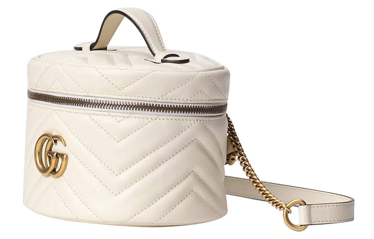 (WMNS) Gucci GG Marmont Series Backpack MIni-Size White 598594-DTDCT-9022 - 2