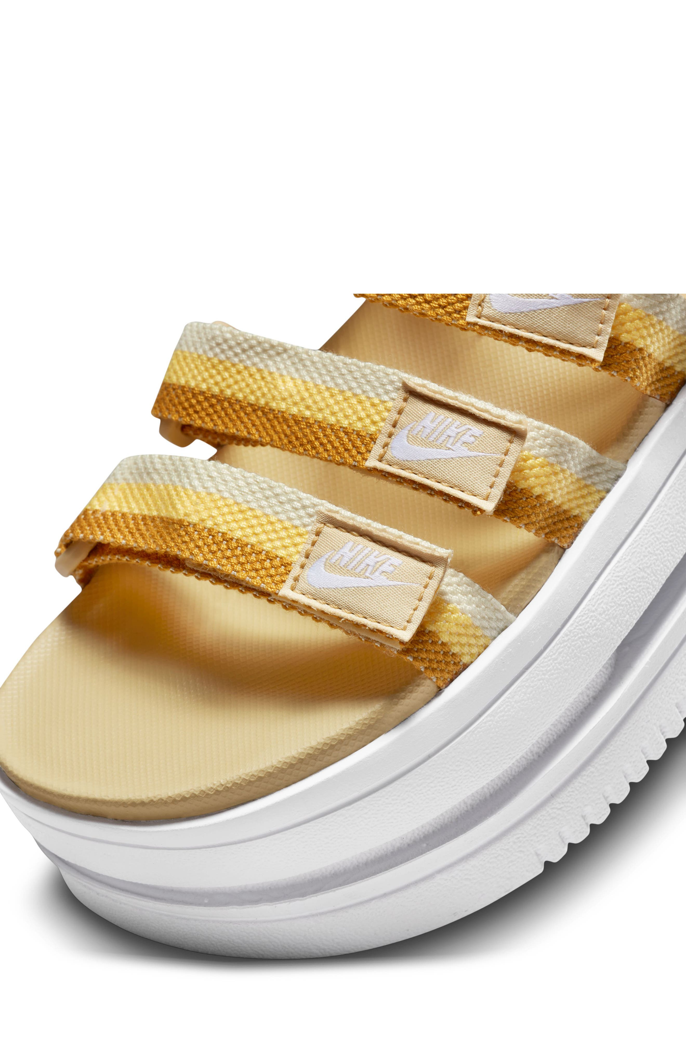 Nike Icon Classic Platform Sandal in Sesame/White/Chutney/Topaz at Nordstrom - 5