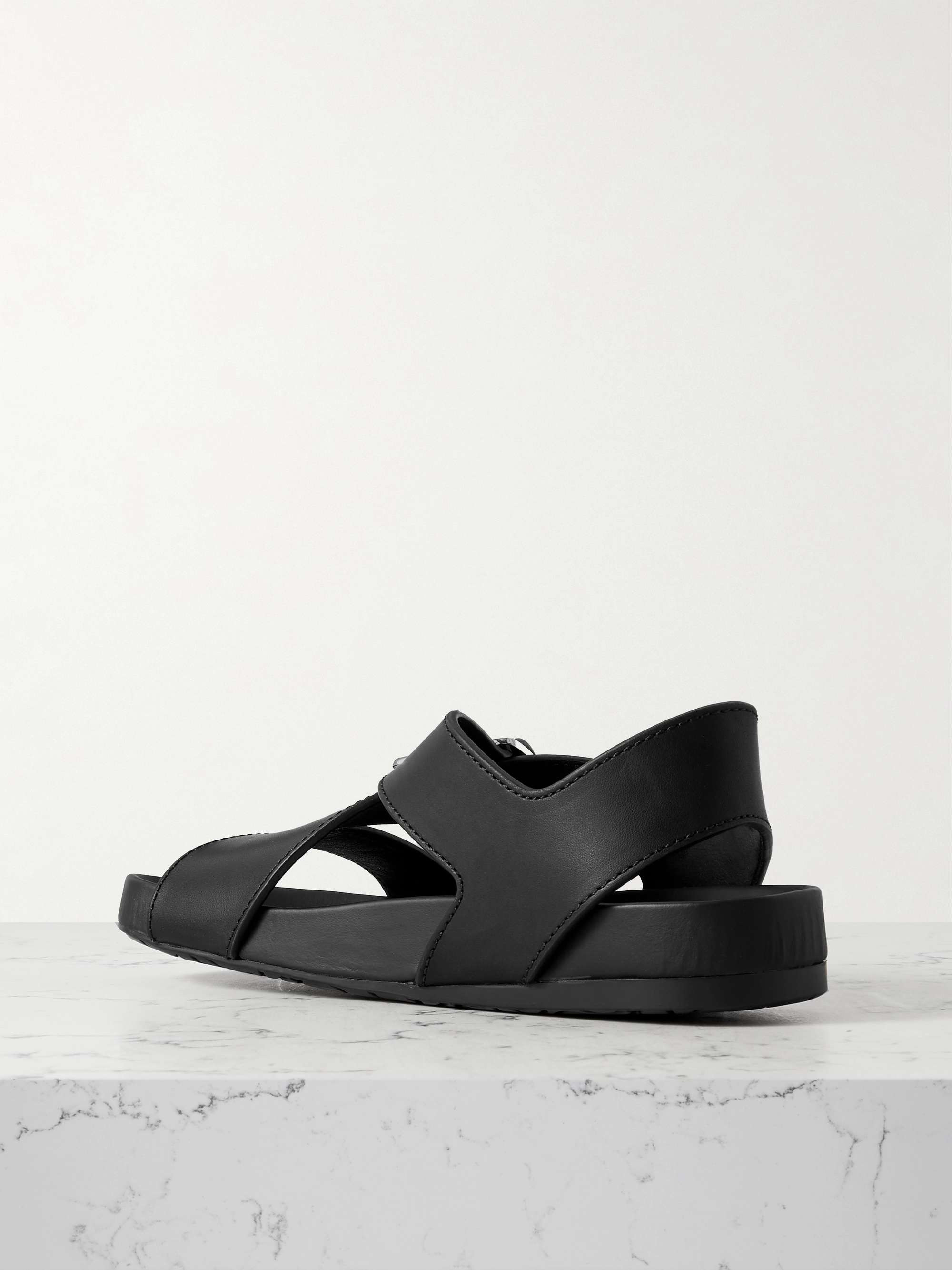 Loewe Women Ease Leather Sandals - 3