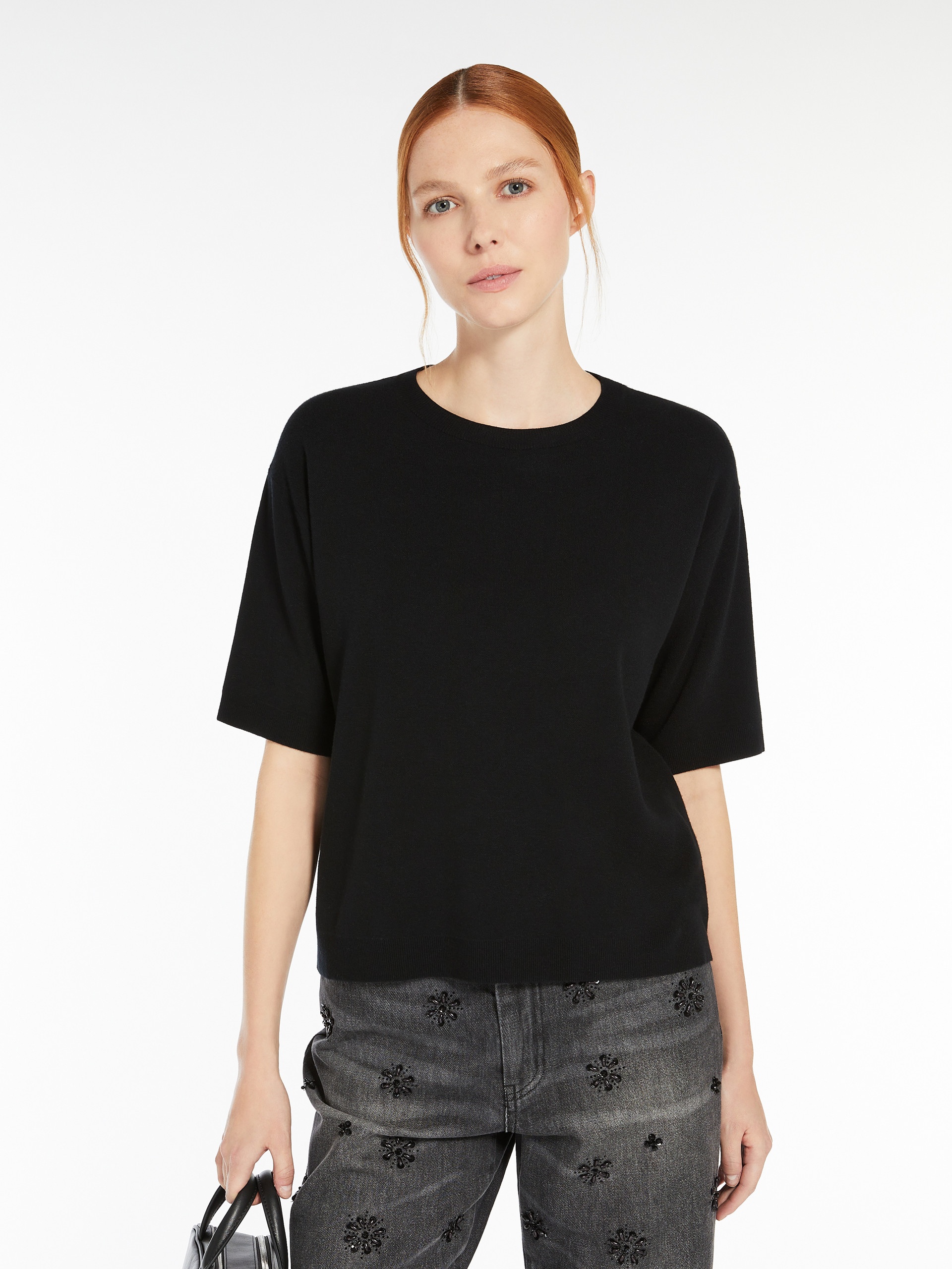 ZUFOLO Jacquard viscose knit T-shirt - 5